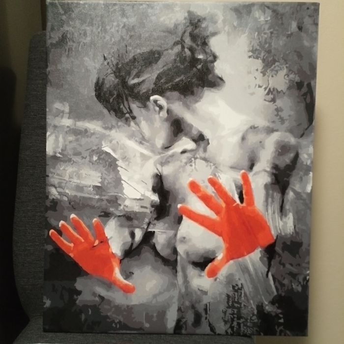 Картина по номерах розмальована