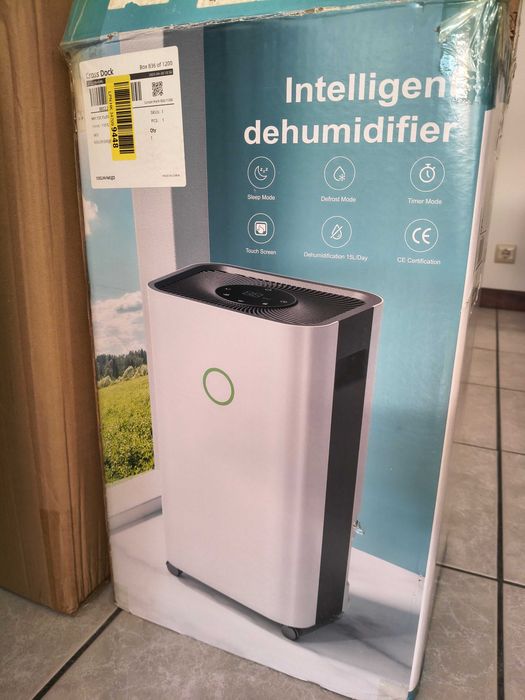 Desumidificador silencioso 15 l, com desligamento automático, temporizador 24h e baixo consumo