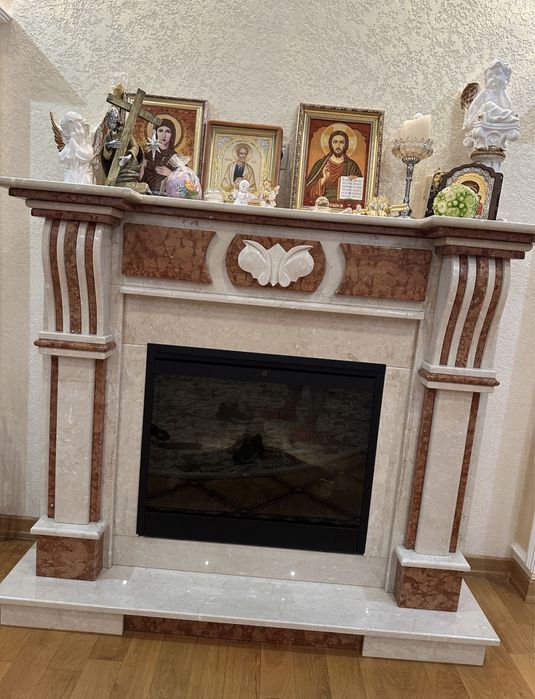 Гранітний портал/камін вис 120/шир 47/довж 140 см