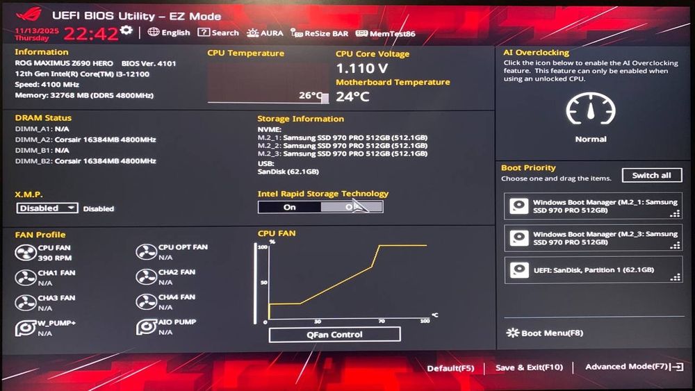 Asus ROG Maximus Z690 HERO s1700 socket