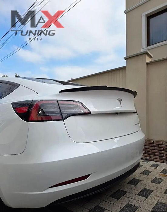 Спойлер в М стиле Tesla model 3-Y 2017-2025 тесла