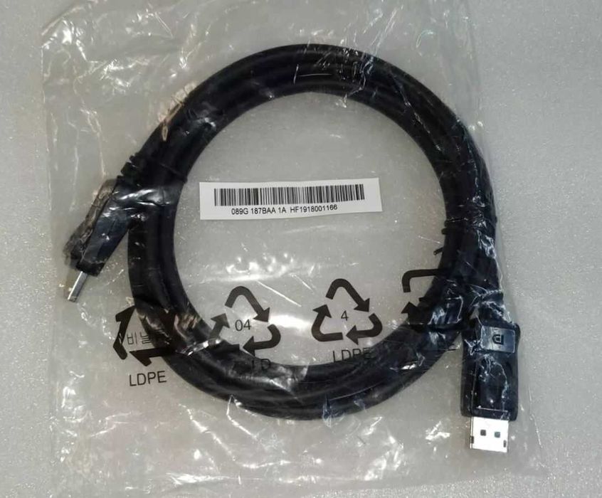 Kabel DisplayPort -DisplayPort 4K 1,8 m Dell/BizLink/Amphenol/Honglin