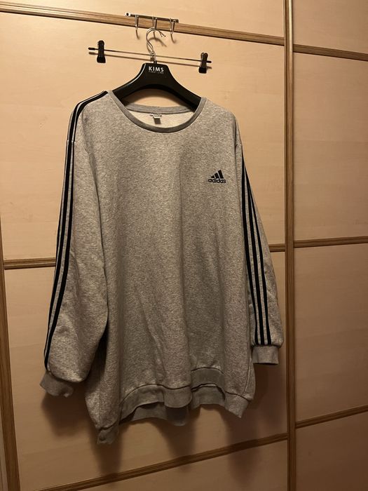 Чоловічий світшот Adidas сірий XL-XXL оригінал ідеальний стан