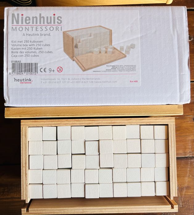 Conjunto Materiais Montessori Nienhuis