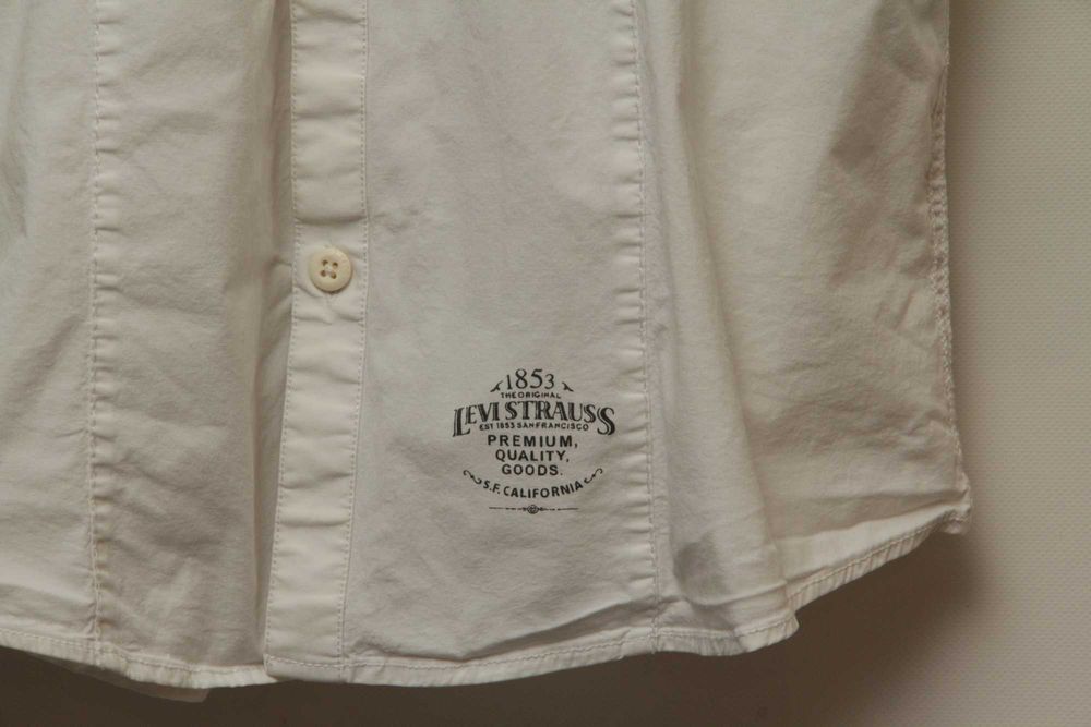 Levis Red Tab рр L рубашка из хлопка  на короткий рукав