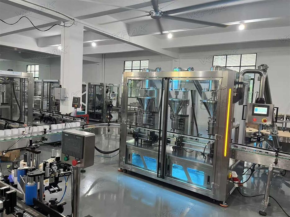 Máquina de enchimento de pó, máquina de dosagem de frascos de pó