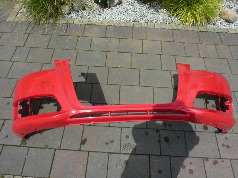 audi a3 8p zderzak przód przedni czerwony 8p080.7437h