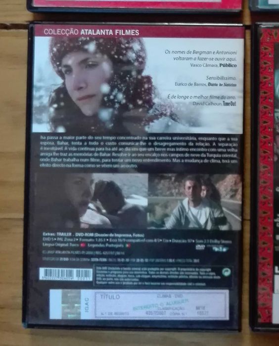 Filme DVD Climas Legendas PT Prémio Crítica Cannes
