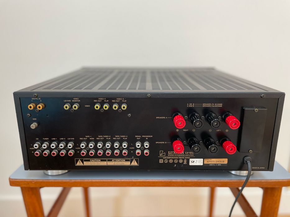 Luxman LV-109 - Amplificador Integrado de Alta Gama Totalmente Revisto