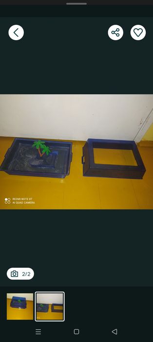 Sprzedam mini basen mini terrarium dla żółwia