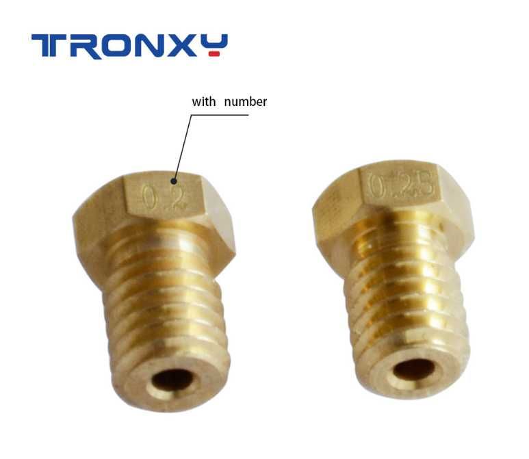 Dysza do drukarki 3D tronxy MK8 M6, złącz pneumatyczne, sprężynki
