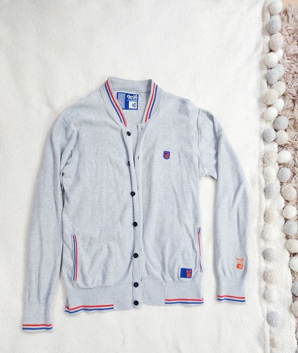 Szary sweterek męski kardigan roz L Gio Goi