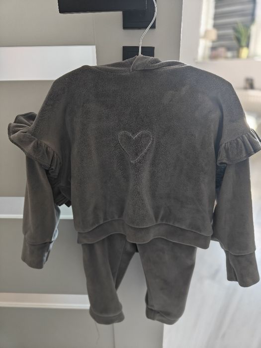 Dres welurowy bliźniaczki 98