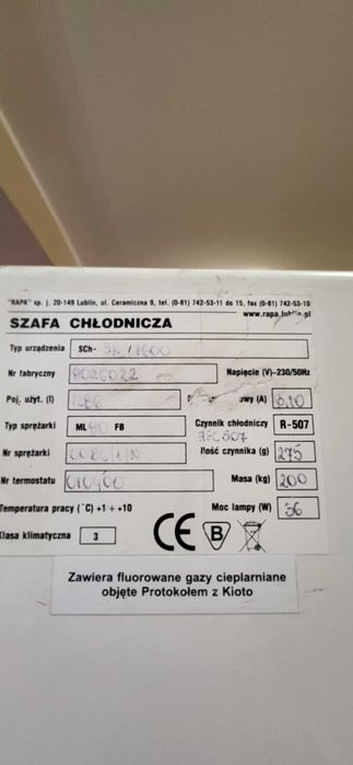 Witryna Chłodnicza Rapa i Bochnia