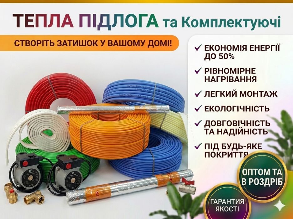 Труба для теплої підлоги Rehau Koer Kan Giacomini тепла підлога 16/20