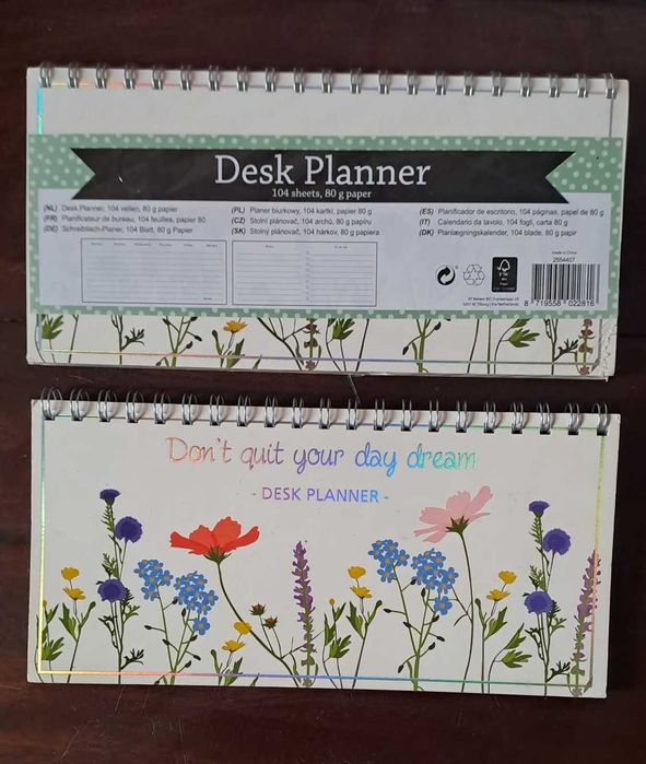 Desk Planner novo embalado