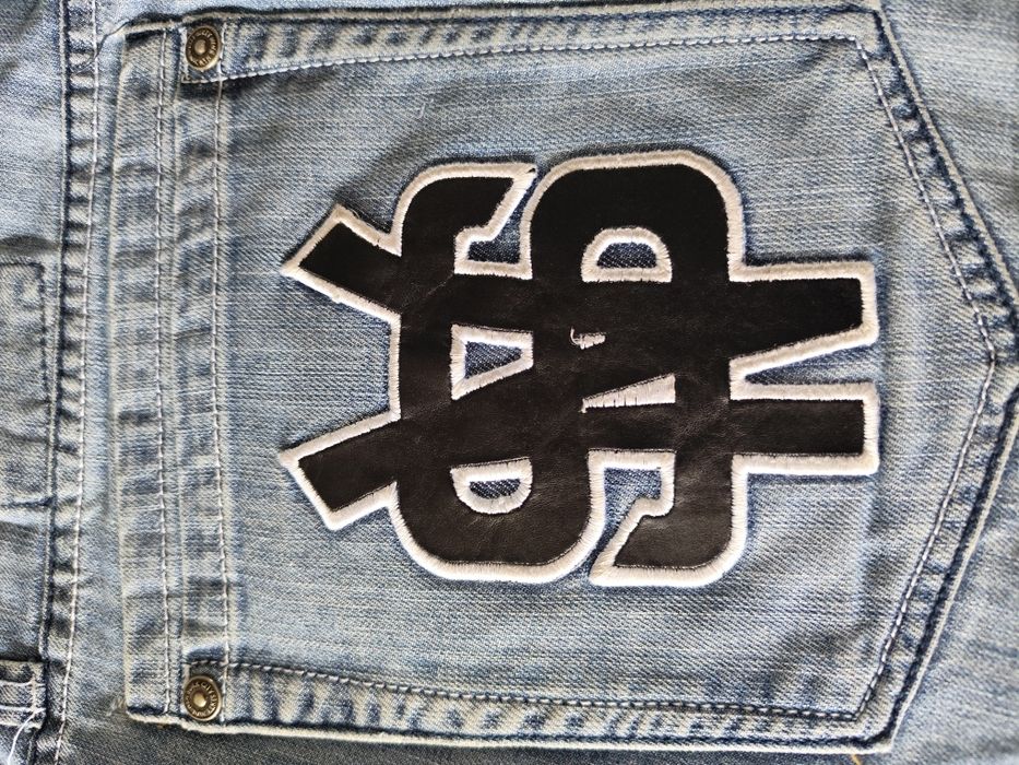 Spodenki jeansowe, dżinsowe, skate street 69 NYC 42 XL