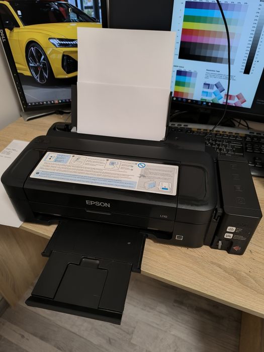 Принтер Epson L110, кольоровий, готовий до друку