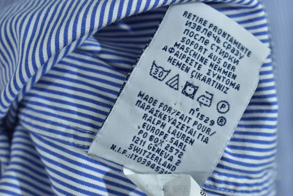 Ralph Lauren Koszula W Drobne Paski Męska S
