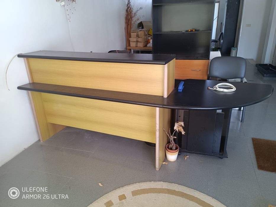 Balcão de atendimento usado