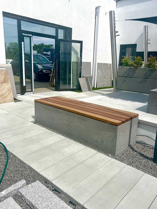 Płyty Tarasowe z betonu architektonicznego  Taras Beton MOŻLIWY MONTAŻ