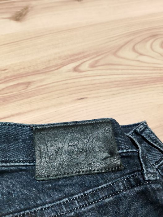 Czarne Spodnie Jeansowe Dżinsowe Lee Malone Skinny Fit