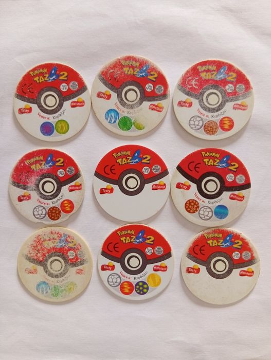 Tazos Pokémon originais Matutano