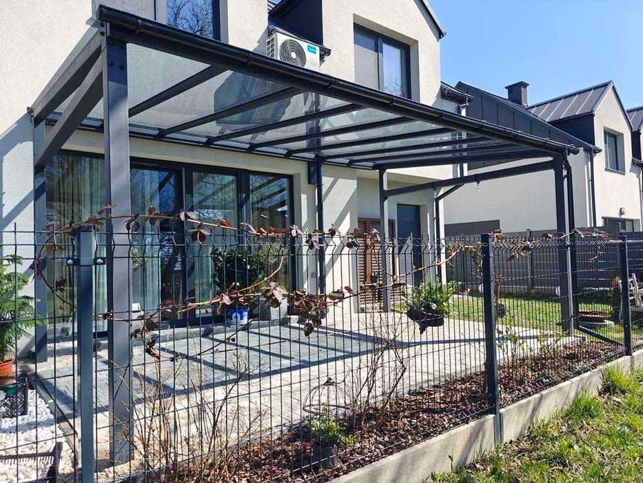 Zadaszenia tarasu pergole stalowe zadaszenia pod samochód garaże stal