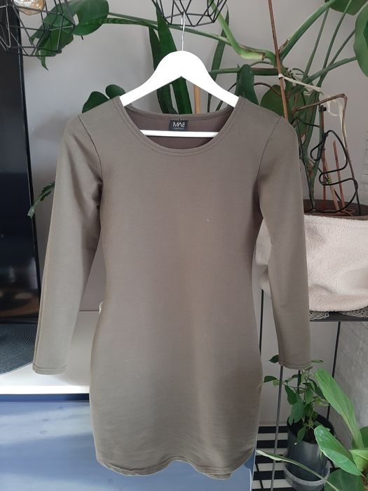 Sukienka khaki długi rękaw Magmac rozm. S