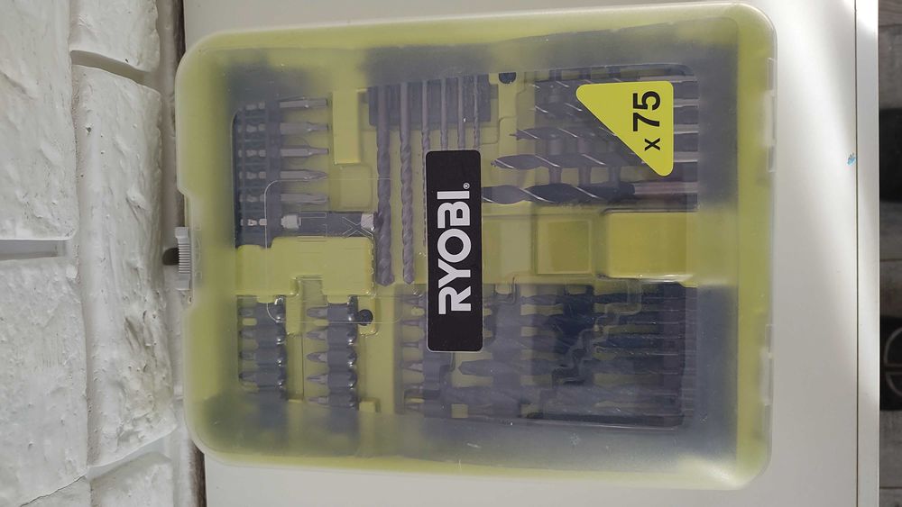 Ryobi zestaw wierteł bitów 75 części