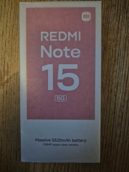 Xaomi Redmi Note 15 5G BLACK 8/256BG