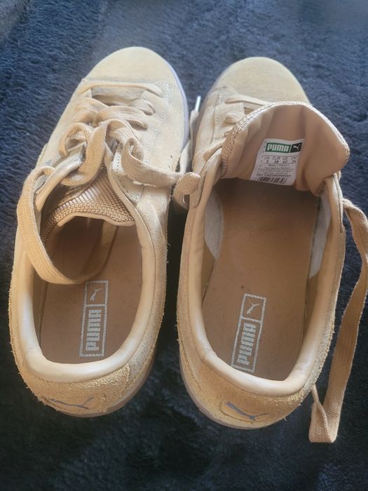 Buty firmy Puma, zolte