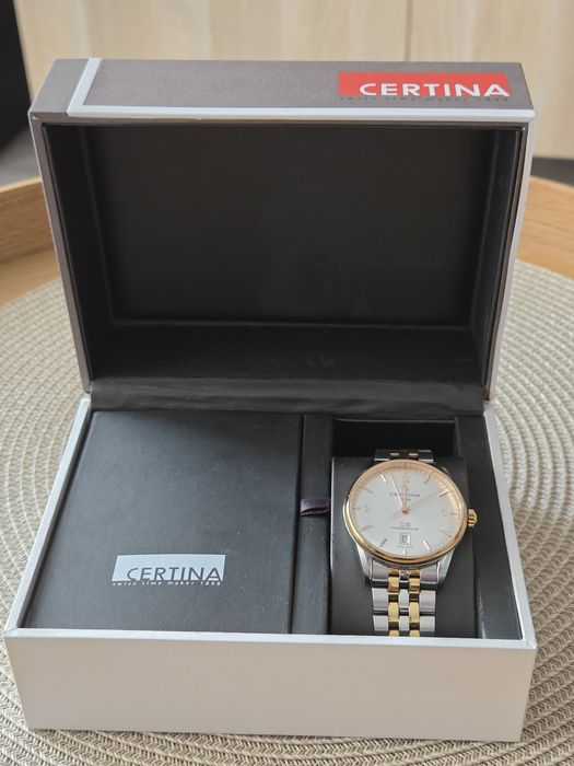 Certina DS Powermatic 80 Bicolor - full set, bardzo dobry stan.