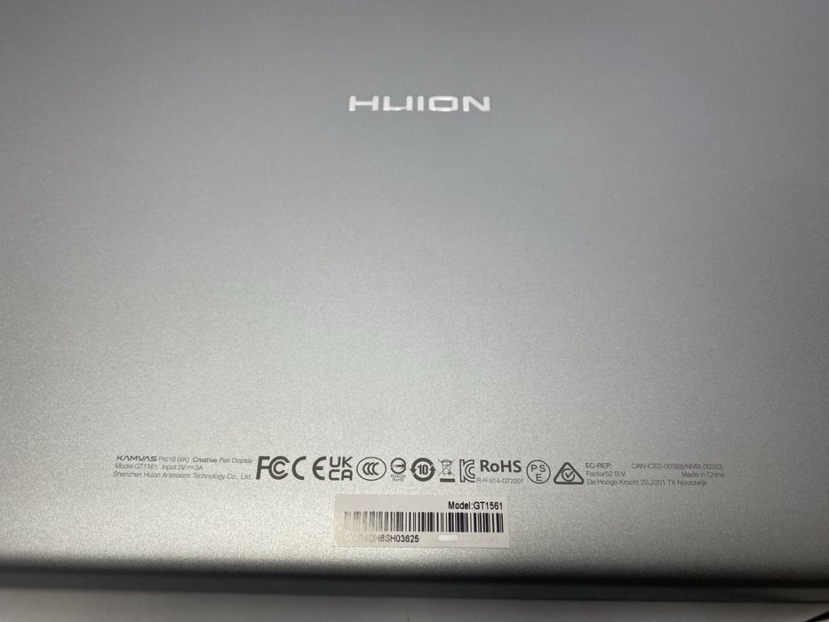 Tablet Huion Kamvas Pro 16 4K GT1561 Nieużywany NA GWARANCJI 40%taniej