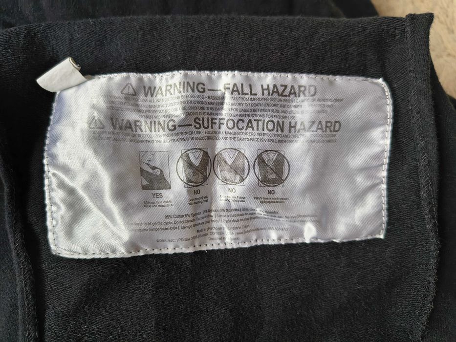 Chusta elastyczna Boba Wrap – Czarna – Stan BDB