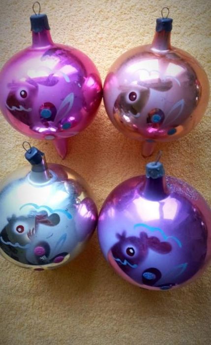 Іграшки кульки на ялинку елку СССР