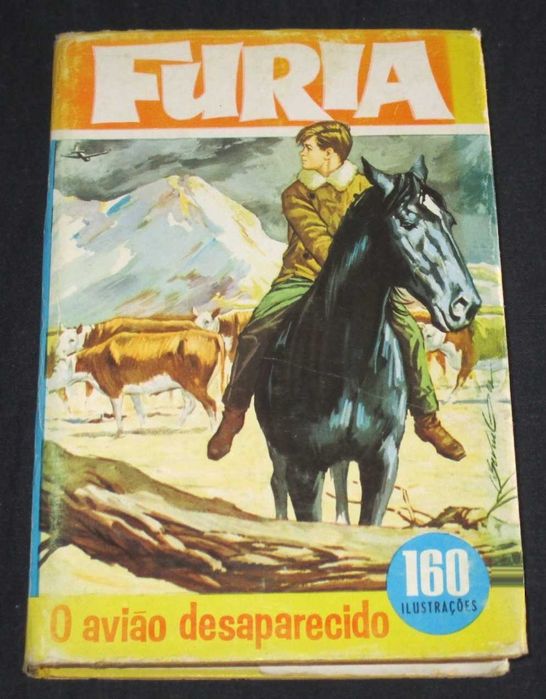 Livro Fúria O Avião Desaparecido Heróis Ibis 1ª edição 1965