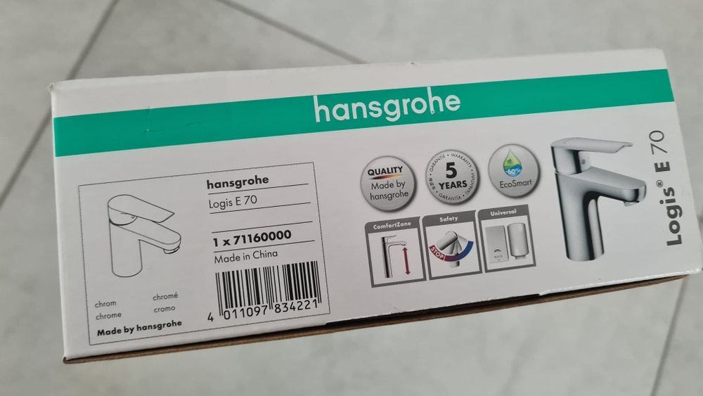 Bateria umywalkowa hangrohe logis E70