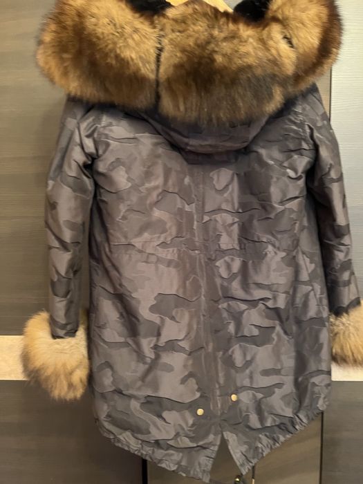 Парка с натуральным мехом