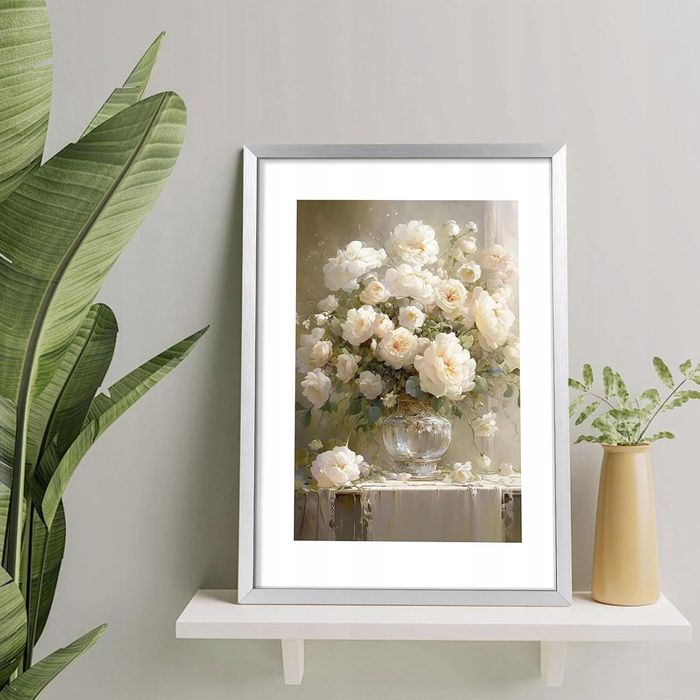 ramki a4 21x30 srebrne zestaw 3 szt aluminium ścienne