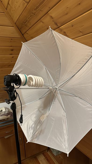 Zestaw lamp bezcieniowe parasolki