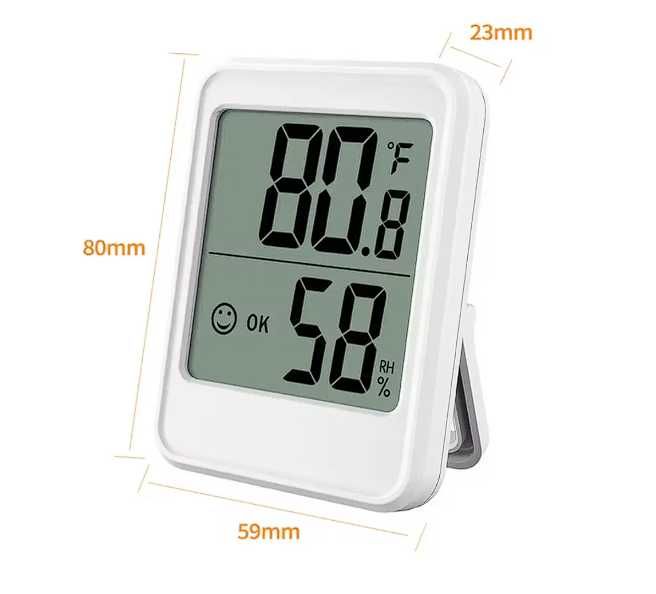 Термометр гігрометр Електроний вимірювач температури та вологості indoor thermometer MC40