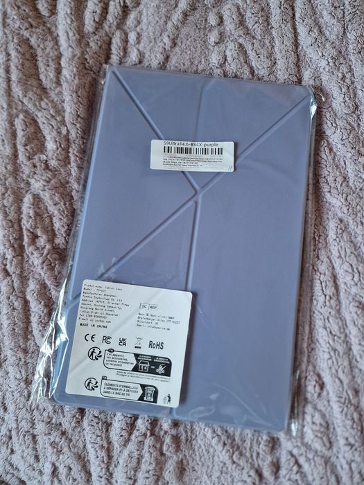Чохол книжка samsung tab s9 ultra purple