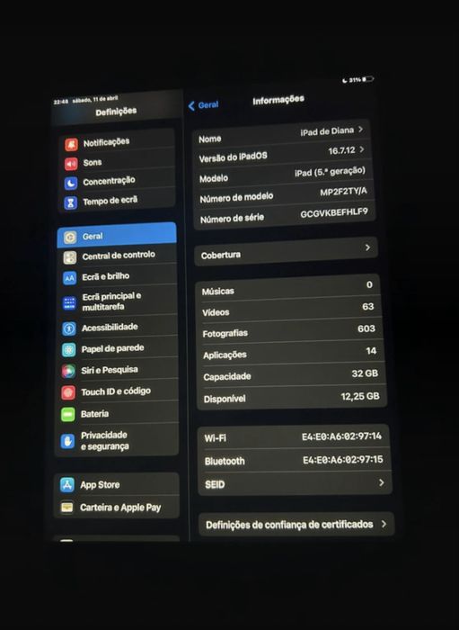 iPad 5.ª geração