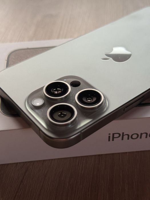 iPhone 15 Pro Max Natural Titanium • Stan Idealny • OKAZJA
