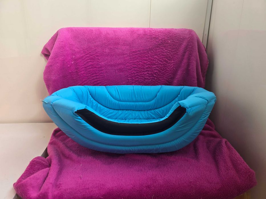 Будиночок для домашніх тварин AiryVest, розмір S, 55*22*34 см блакитний