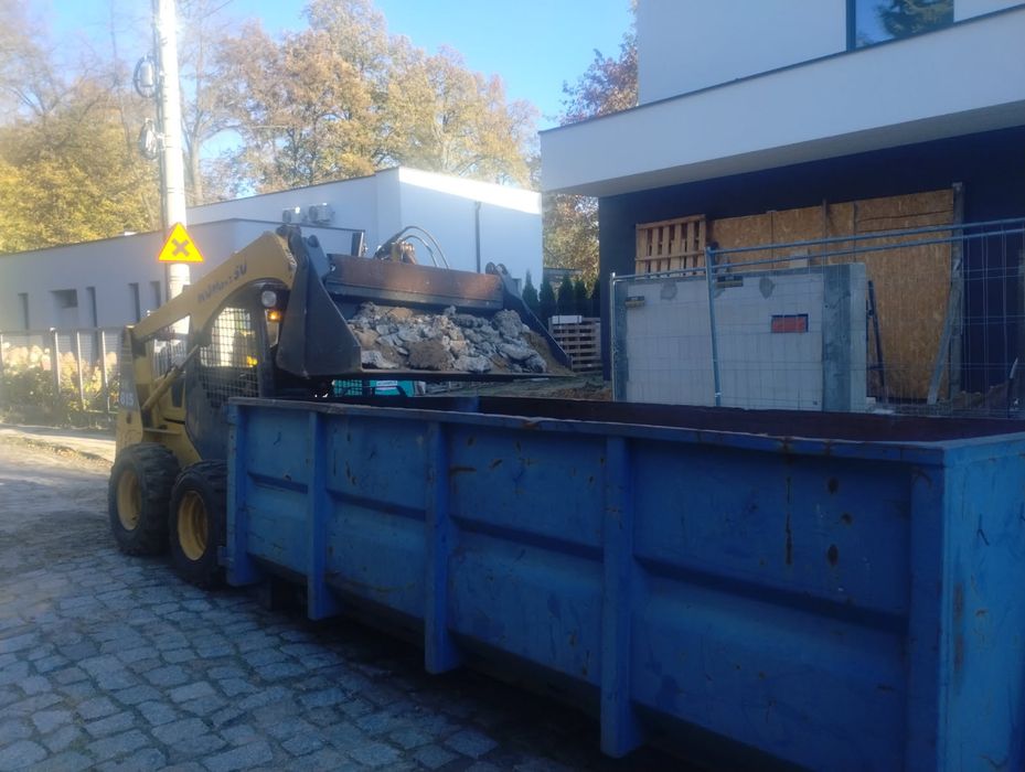 Kontenery, wywóz gruzu Łódź Złotno