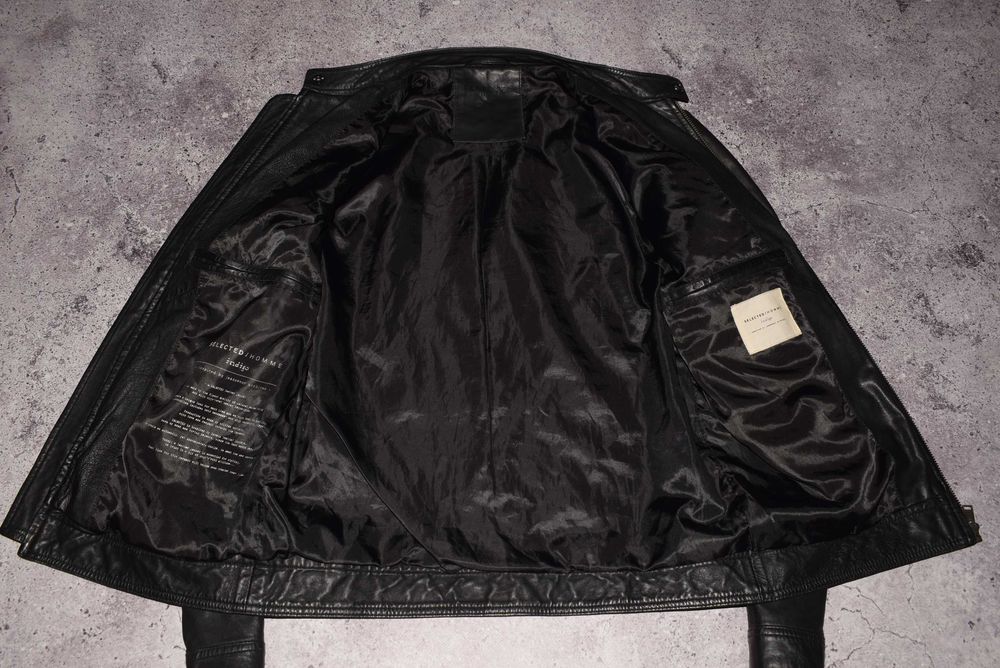 Selected Homme Diesel Leather Bomber (Мужская Кожаная Куртка Бомбер )