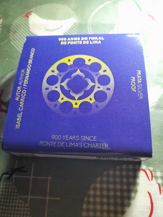 Moeda 900 anos foral de Ponte de Lima com oferta de envio registado