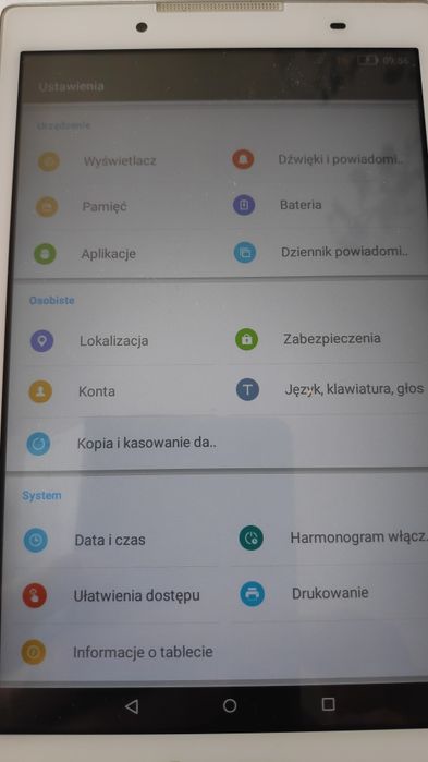Tablet Lenovo 8 lub 9 cali kartą sim